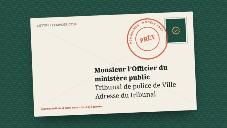Contestation d'une amende déjà payée