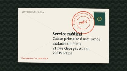 Contestation d'un refus d'ALD
