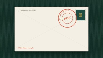 CV étudiant : exemple