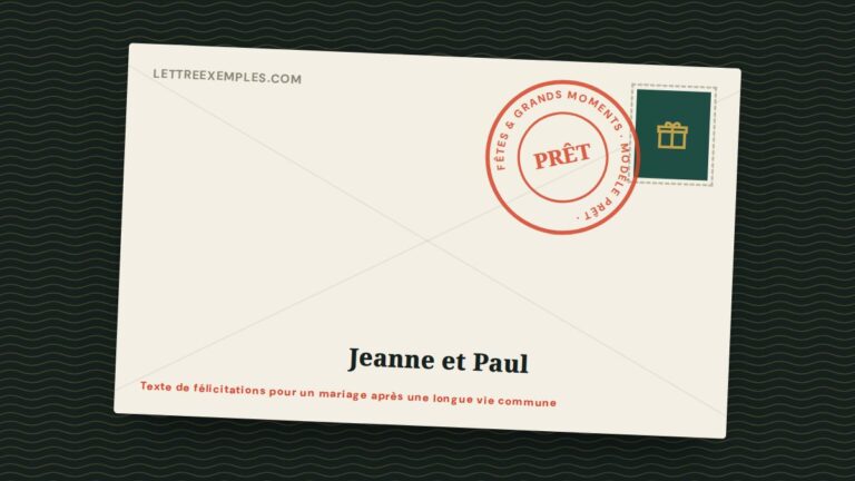 Texte de félicitations pour un mariage après une longue vie commune