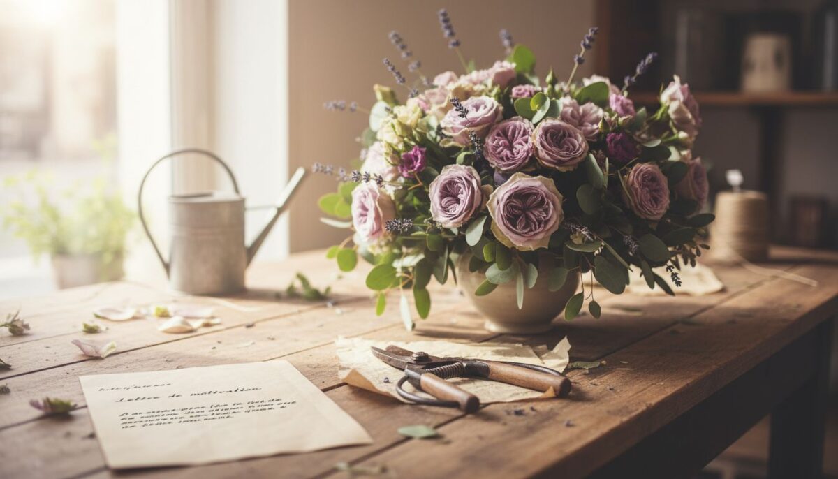 Lettre de motivation : fleuriste, nature, animaux