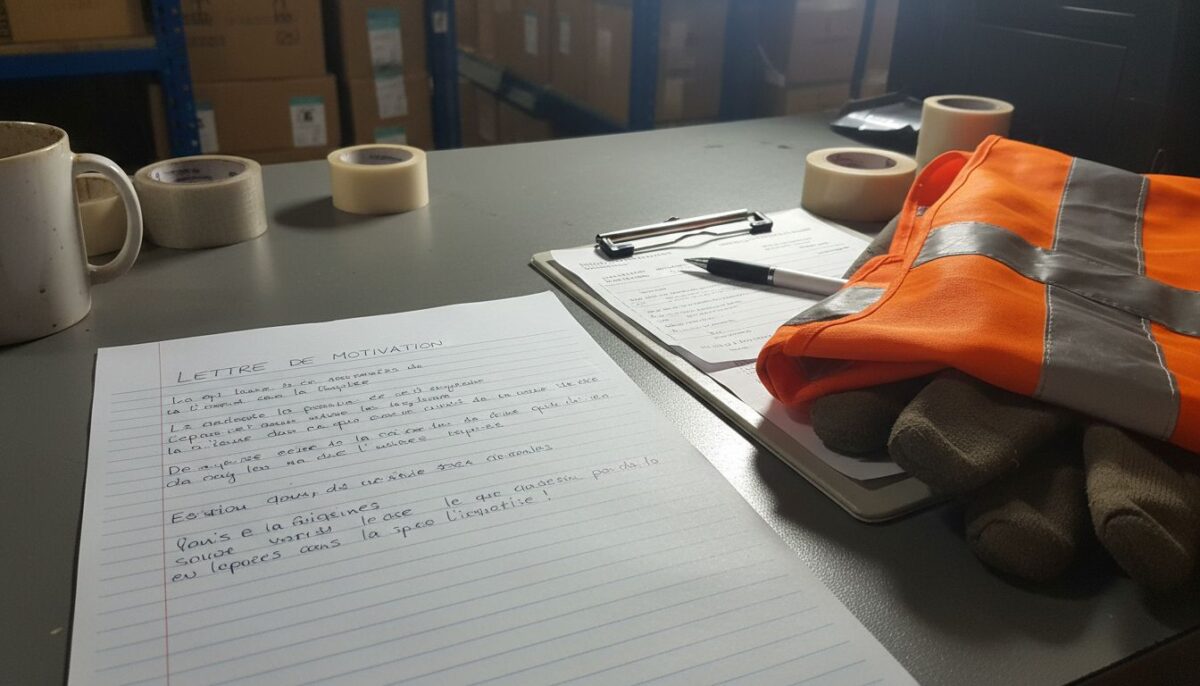 Lettre de motivation : transport et logistique