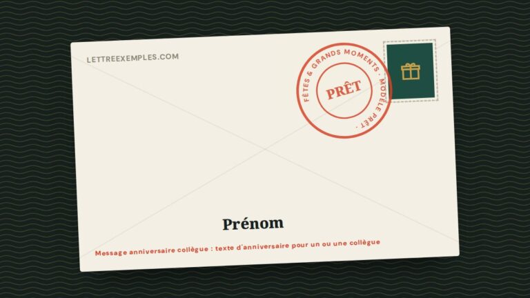 Message anniversaire collègue : texte d'anniversaire pour un ou une collègue