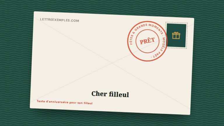 Texte d'anniversaire pour son filleul