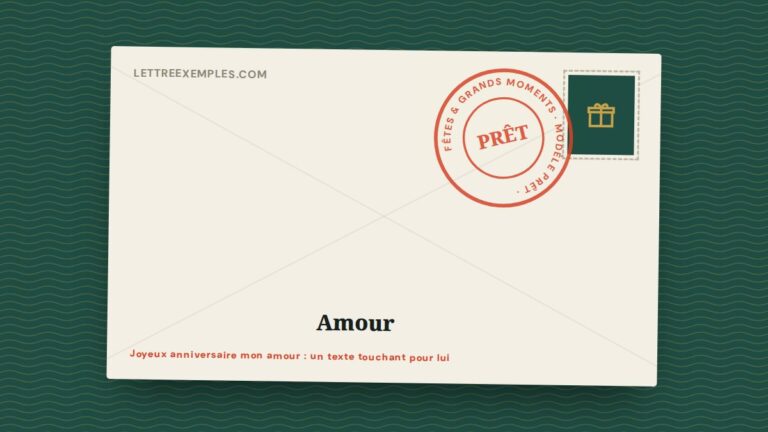 Joyeux anniversaire mon amour : un texte touchant pour lui
