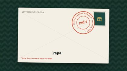 Texte d'anniversaire pour son papa