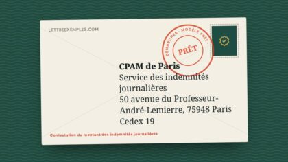 Contestation du montant des indemnités journalières