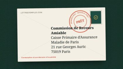 Contestation d'une décision d'invalidité